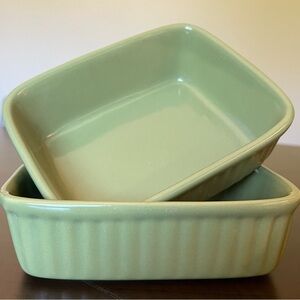 Royal Norfolk set of two individual casserole dish.